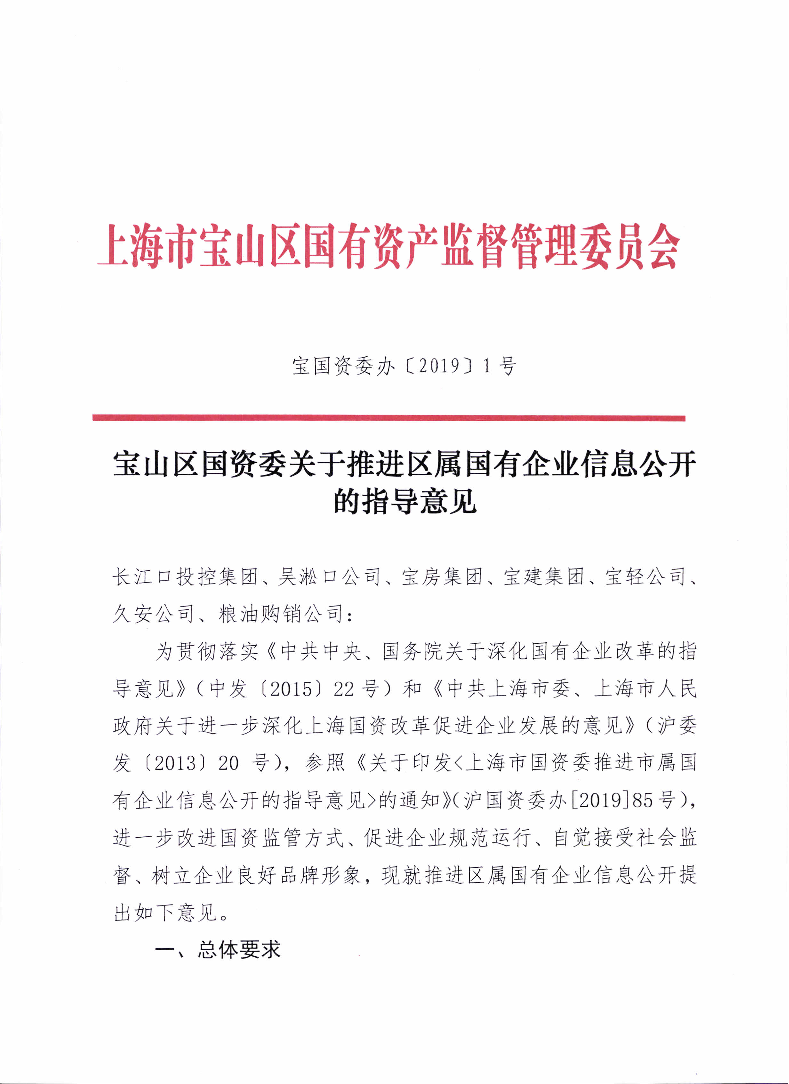 宝山区国资委关于推进区属国有企业信息公开的指导意见.pdf