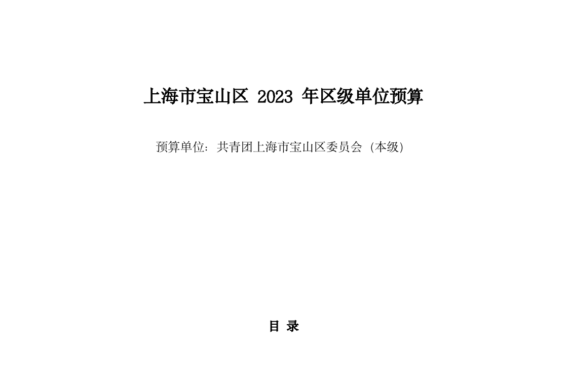 宝山区2023年单位预算公开样张（团委）.pdf
