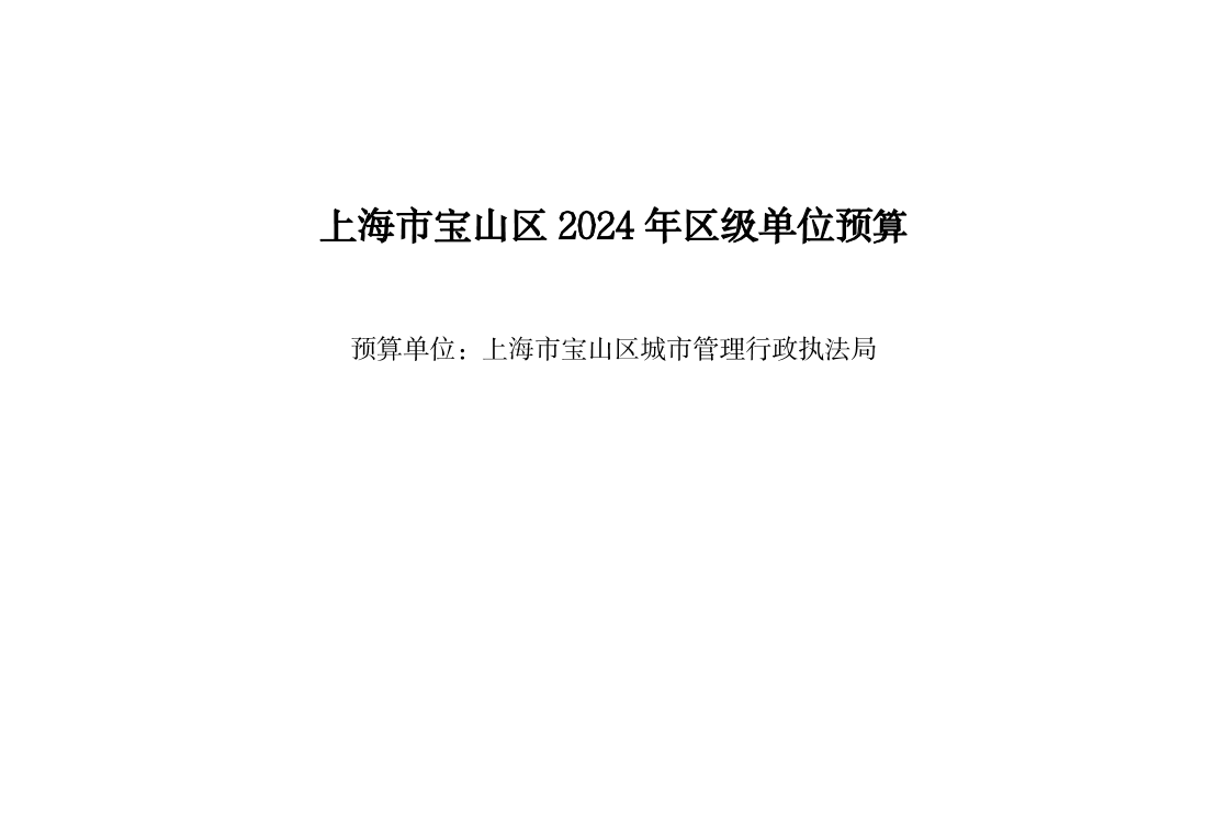 宝山区2024年城管执法局单位预算公开.pdf