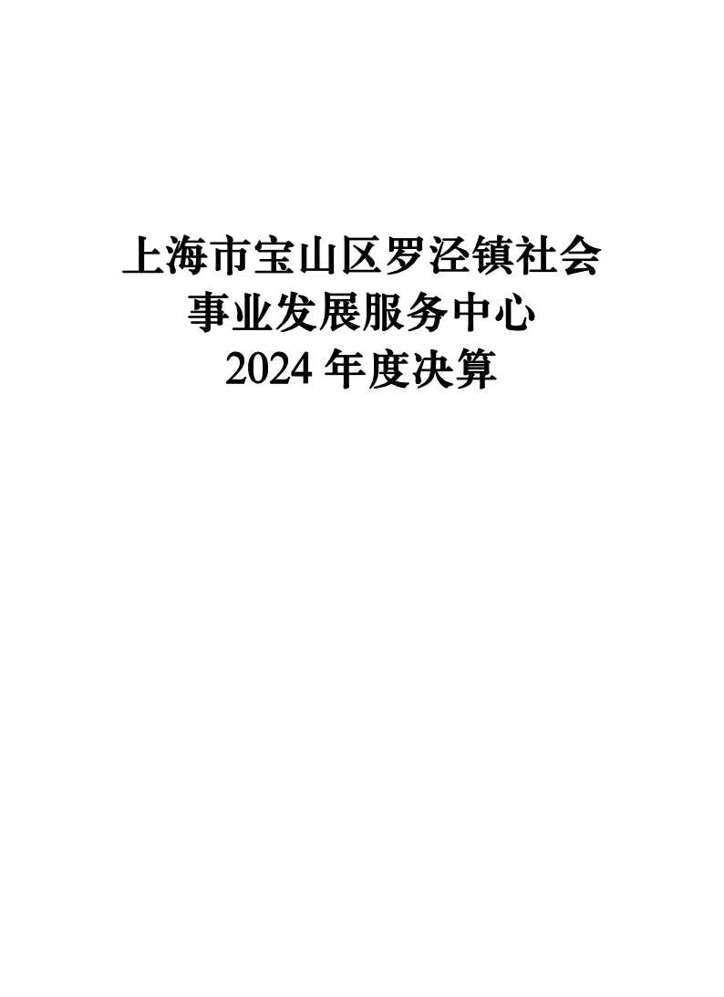 9-上海市宝山区罗泾镇社会事业发展服务中心2024年度单位决算公开.pdf