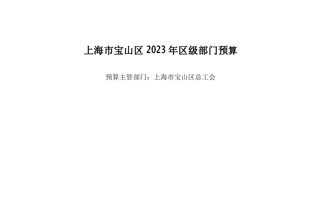 宝山区总工会2023年部门预算.pdf