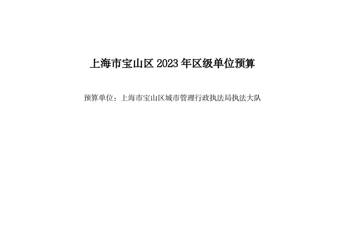 宝山区2023年城管大队单位预算公开.pdf