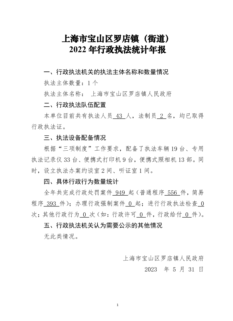 罗店镇2022年行政执法统计年报.pdf