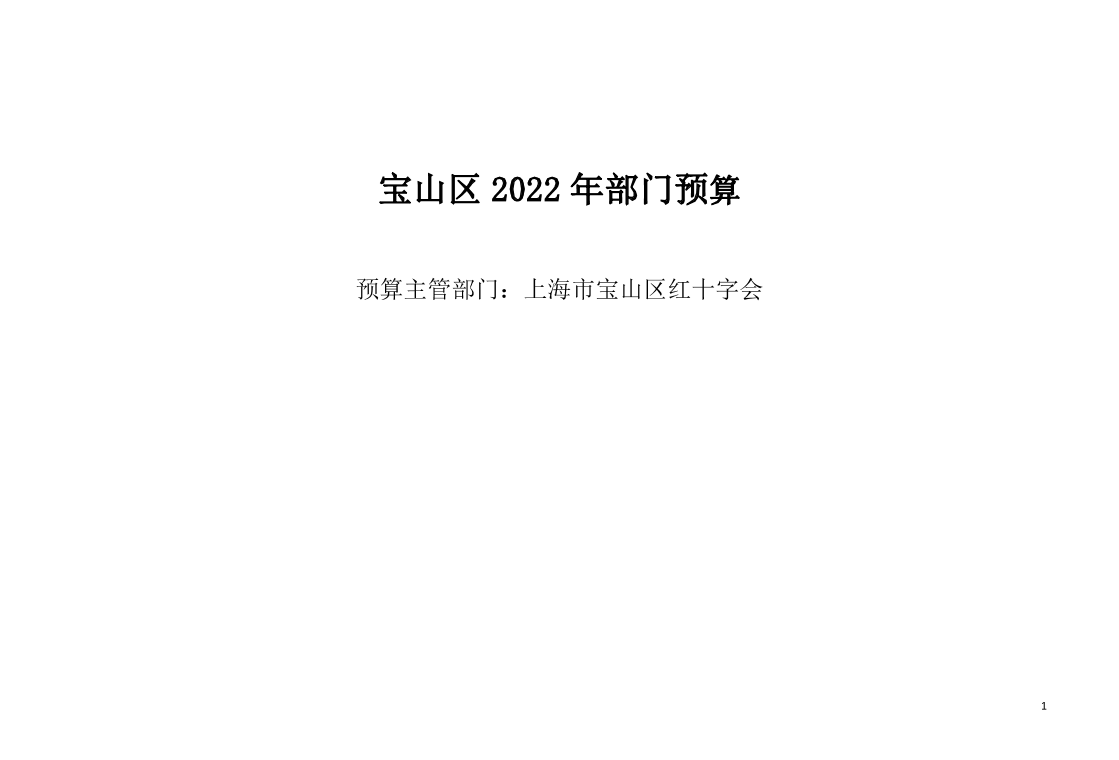 宝山区红十字会2022年部门预算.pdf