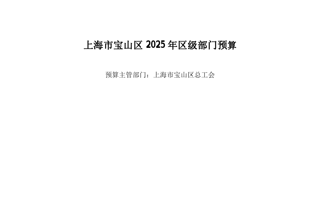 宝山区总工会2025年部门预算.pdf