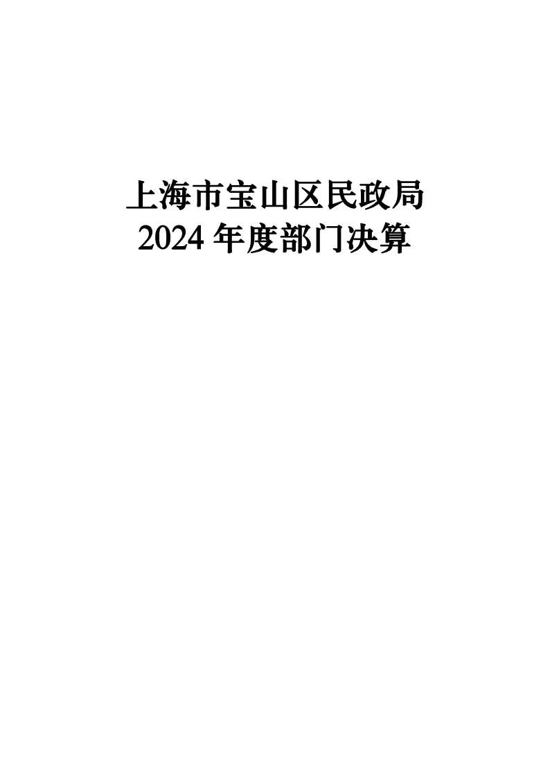 上海市宝山区民政局2024年度部门决算.pdf