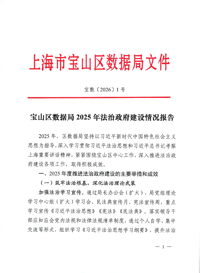 1号-宝山区数据局2025年法治政府建设情况报告.pdf