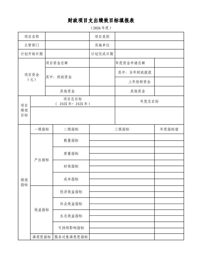 宝山区统计局（本级）2026年项目绩效目标申报表.pdf