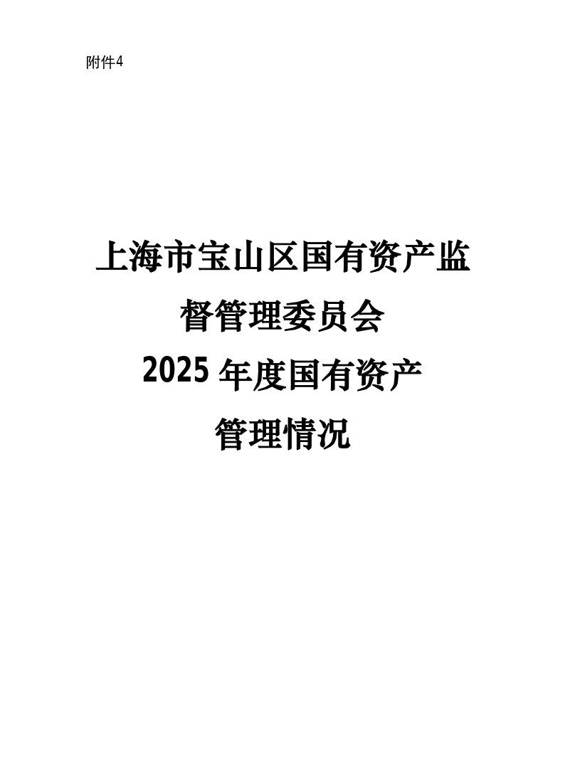 上海市宝山区国有资产监督管理委员会2025年度国有资产管理情况.pdf